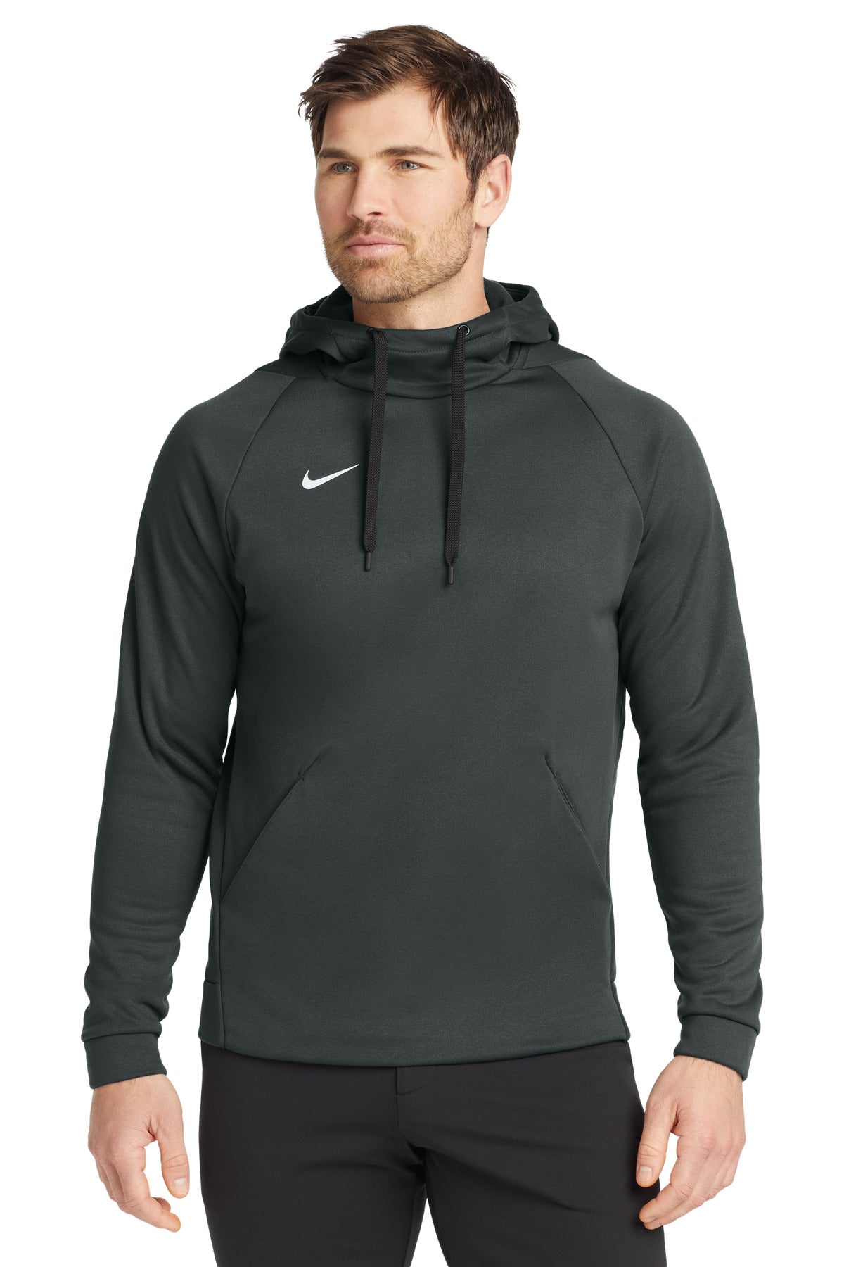 Nike Therma-FIT Pullover Fleece Hoodie  CN9473 - Team Anthracite