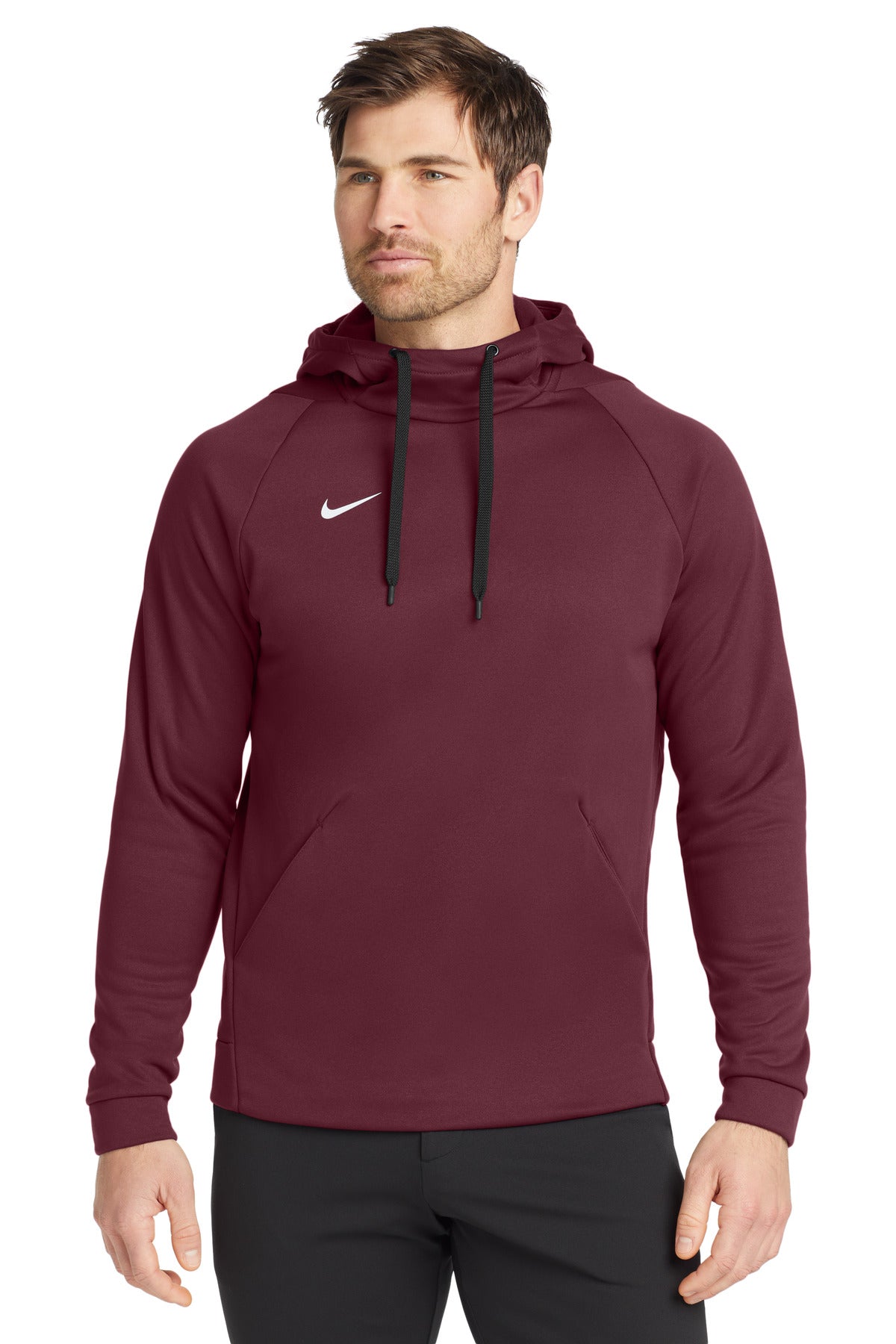 Nike Therma-FIT Pullover Fleece Hoodie  CN9473 - Team Dark Maroon