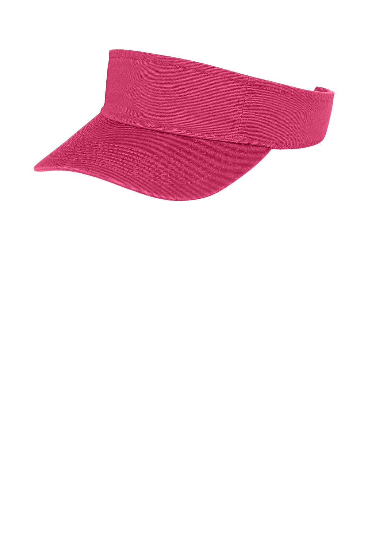 Port Authority Fashion Visor.  CP45 - Sangria