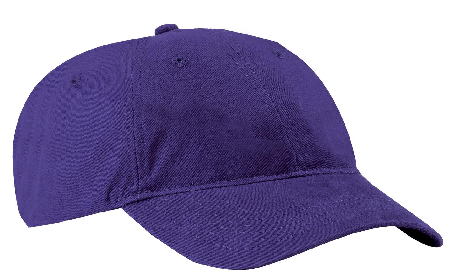Port Authority Brushed Twill Low Profile Cap.  CP77 - Purple