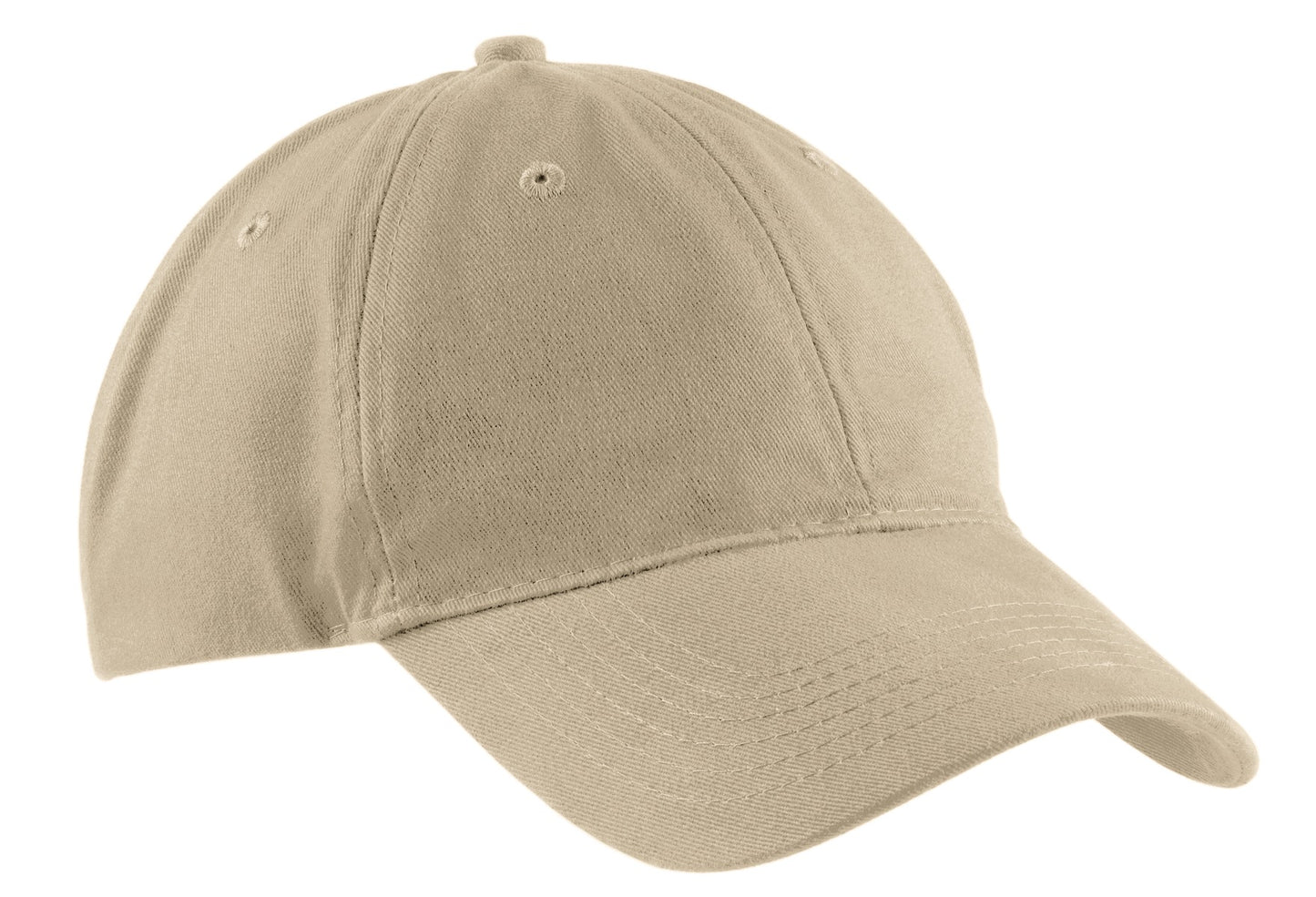 Port Authority Brushed Twill Low Profile Cap.  CP77 - Khaki