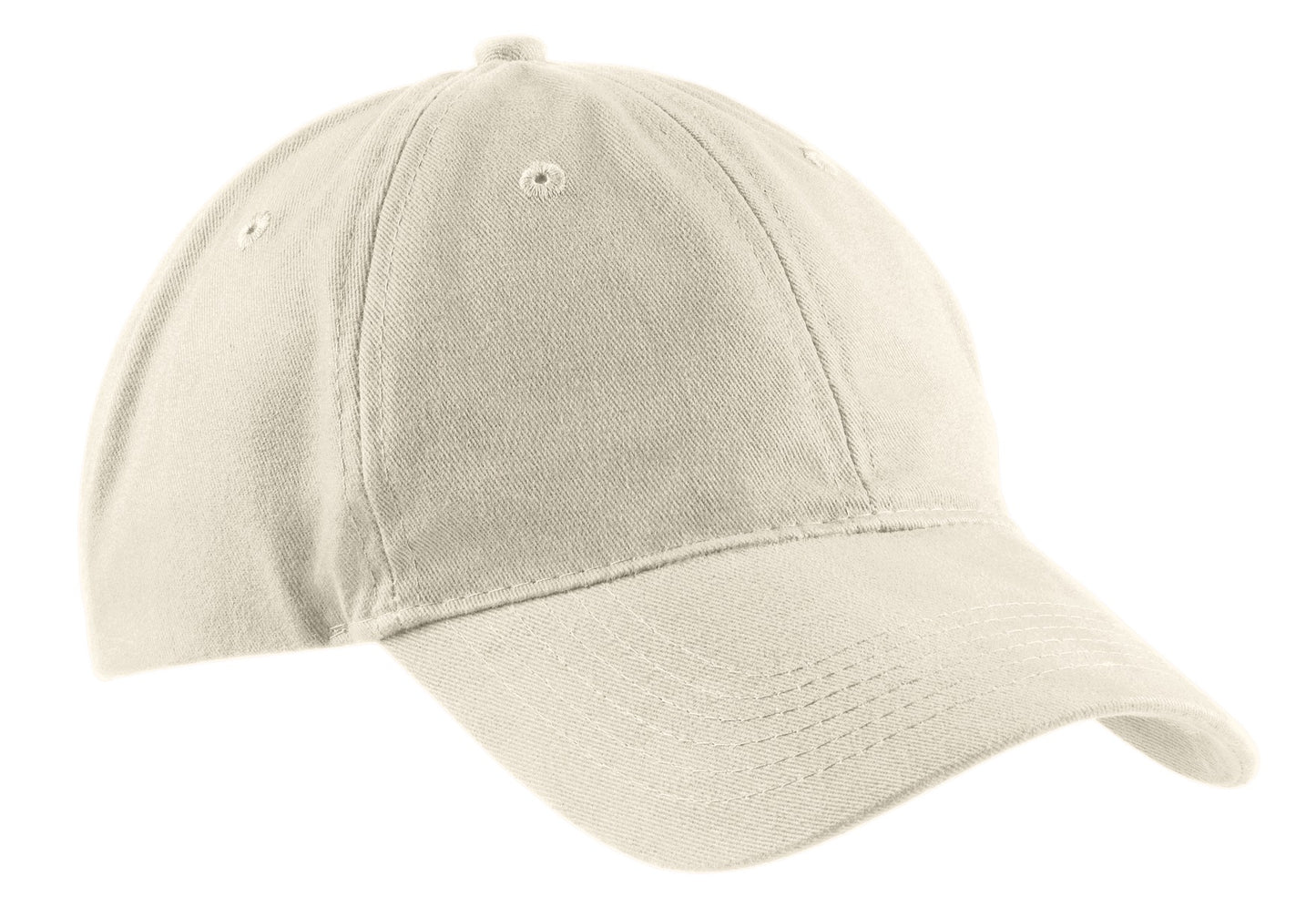 Port Authority Brushed Twill Low Profile Cap.  CP77 - Stone