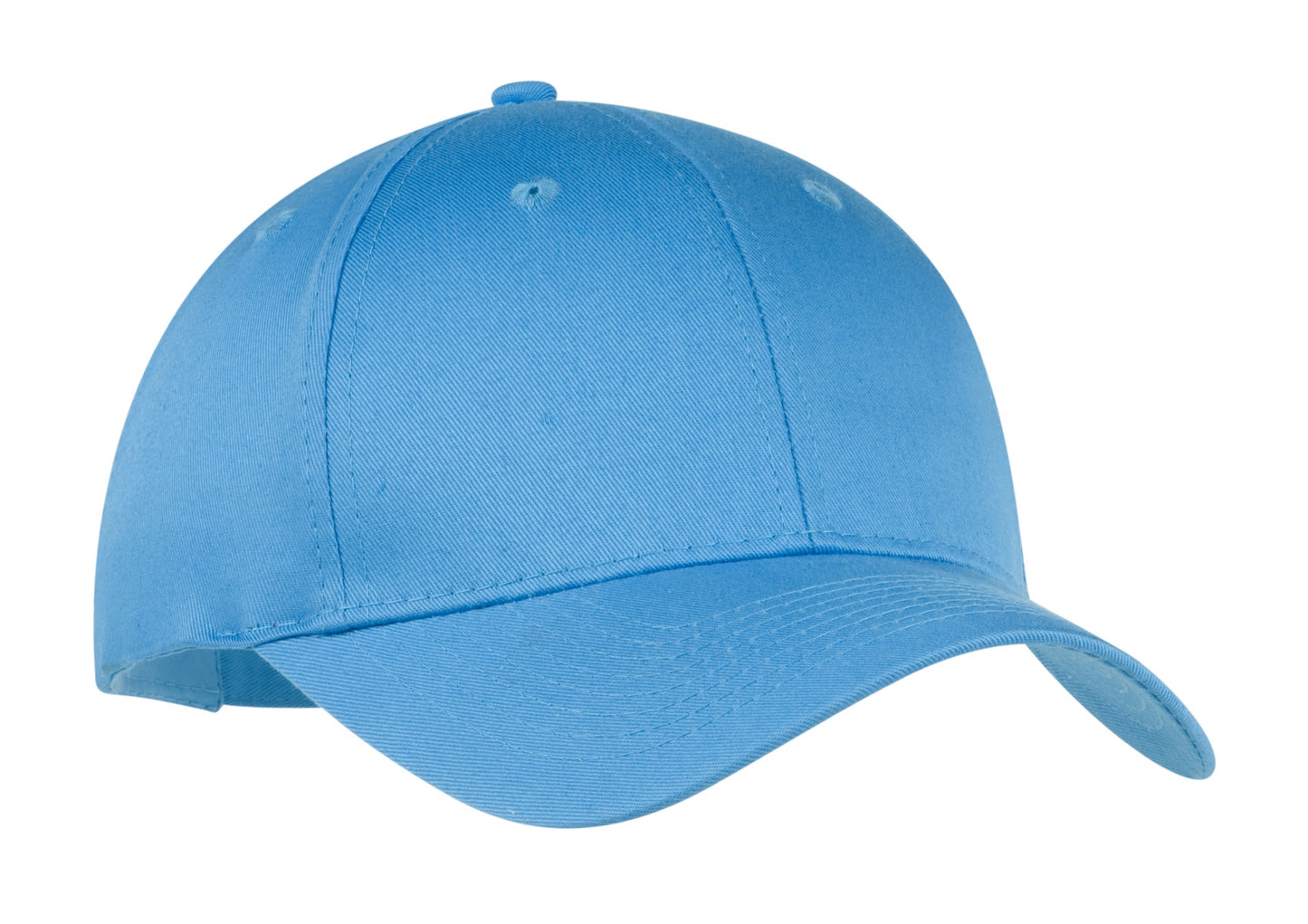 Port Authority Six-Panel Twill Cap.  CP80 - Carolina Blue