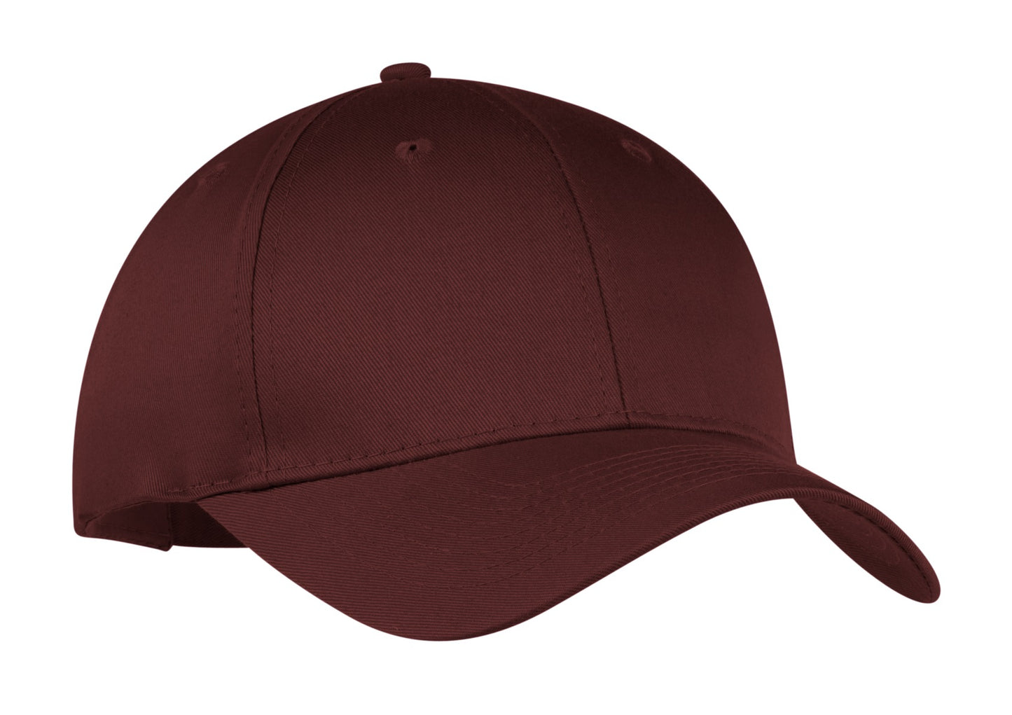 Port Authority Six-Panel Twill Cap.  CP80 - Maroon