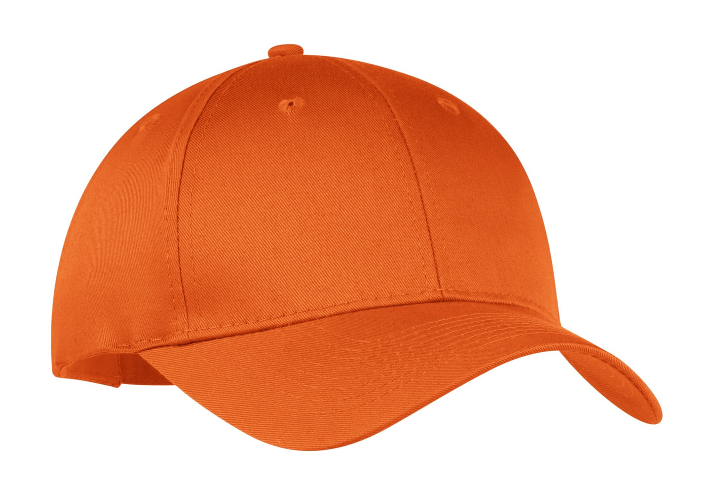 Port Authority Six-Panel Twill Cap.  CP80 - Orange