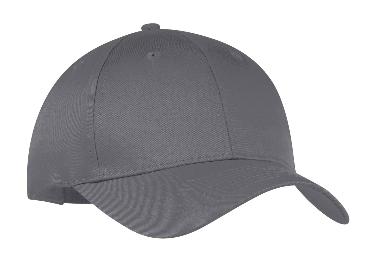 Port Authority Six-Panel Twill Cap.  CP80 - Charcoal