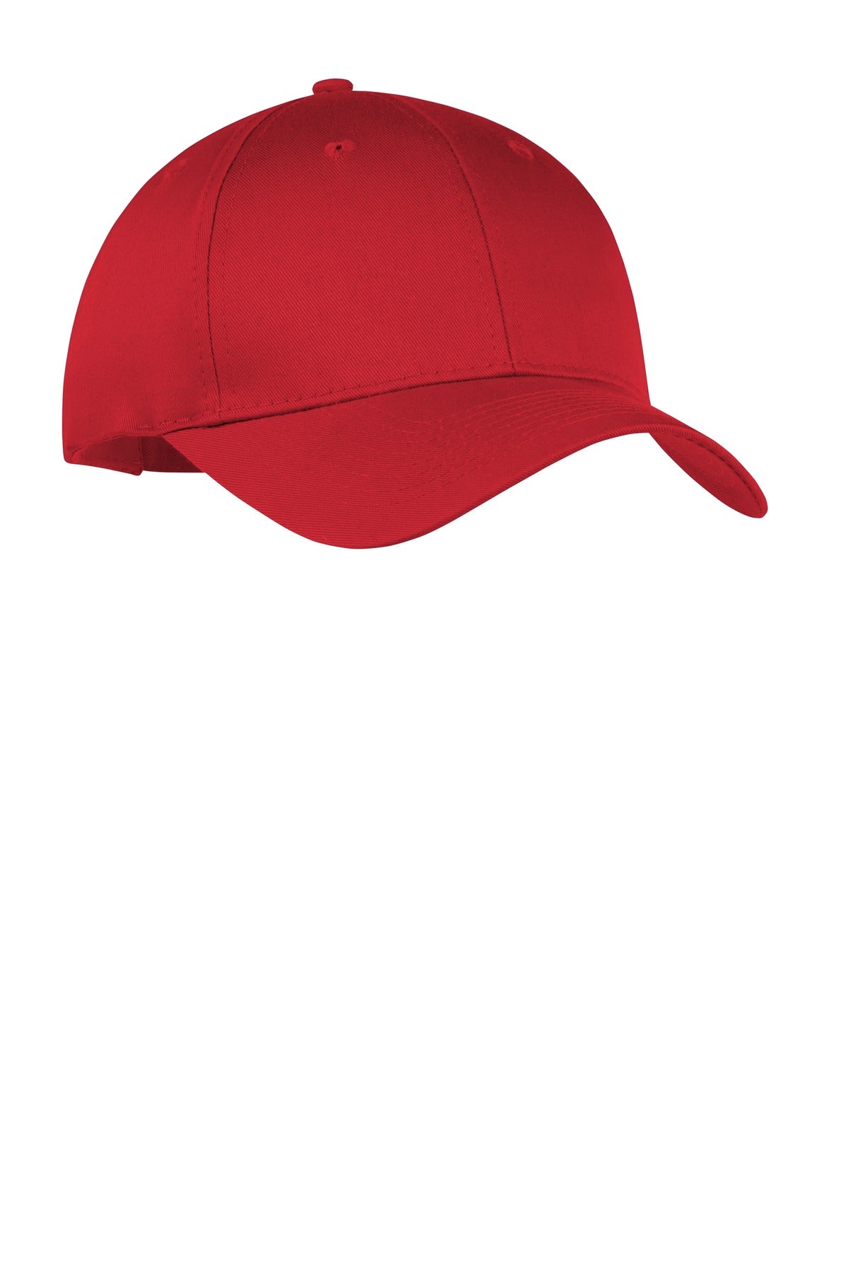 Port Authority Six-Panel Twill Cap.  CP80 - True Red