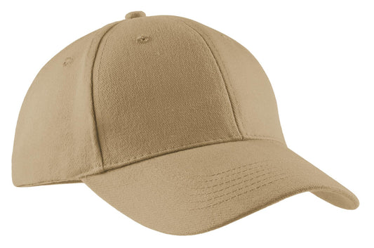 Port Authority Brushed Twill Cap.  CP82 - Khaki
