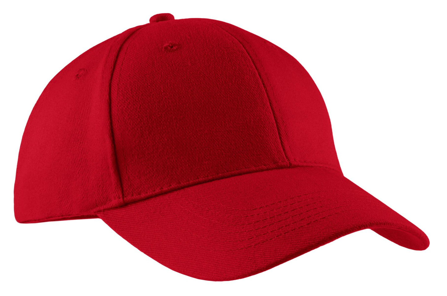 Port Authority Brushed Twill Cap.  CP82 - Red