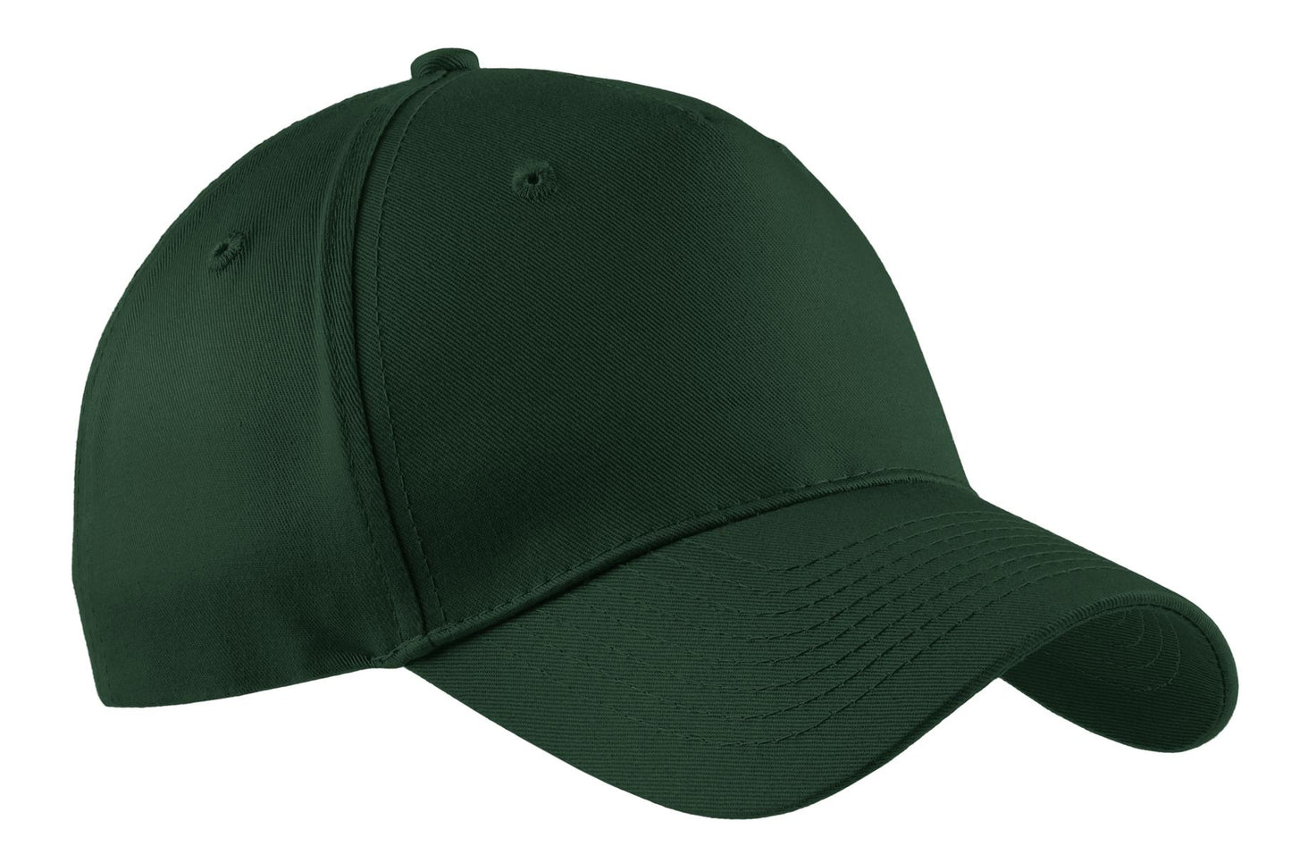 Port Authority Five-Panel Twill Cap.  CP86 - Hunter