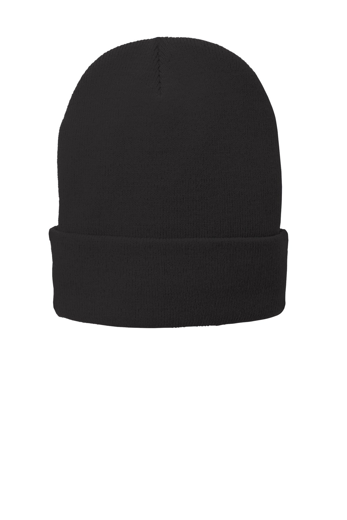 Port Authority Fleece-Lined Knit Cap. CP90L - Black