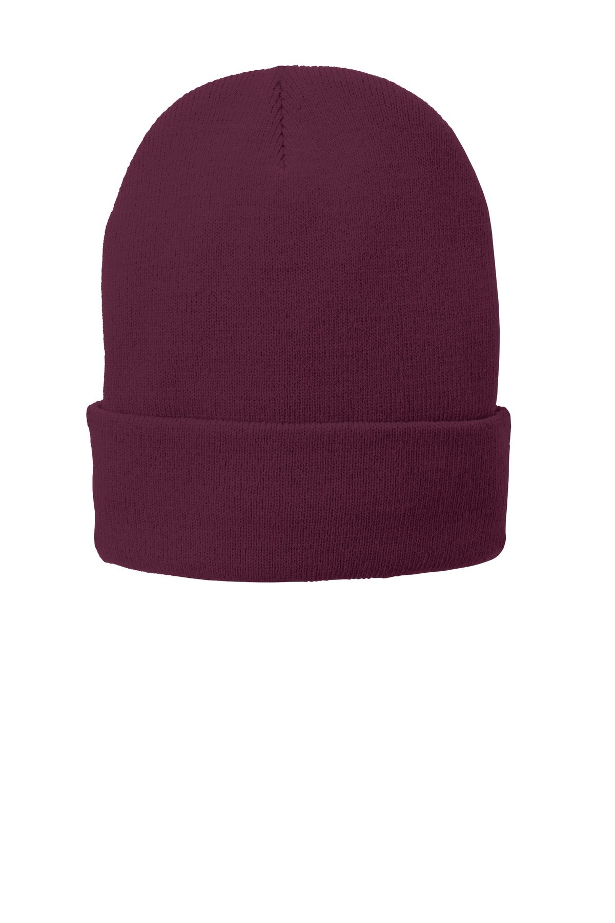 Port Authority Fleece-Lined Knit Cap. CP90L - Maroon