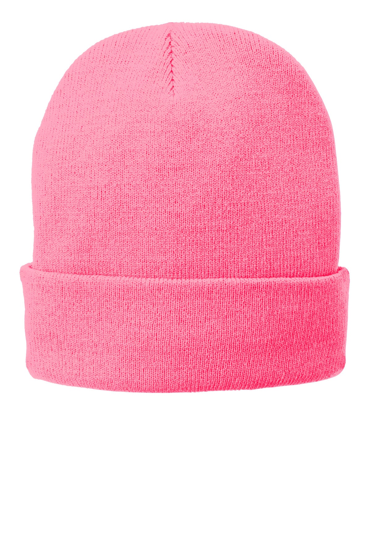 Port Authority Fleece-Lined Knit Cap. CP90L - Neon Pink Glo