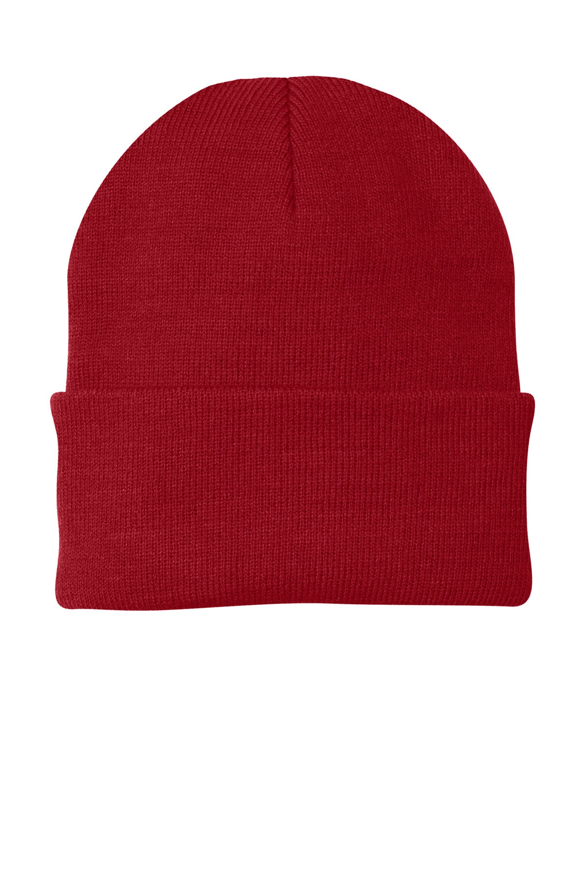Port Authority Knit Cap.  CP90 - Athletic Red