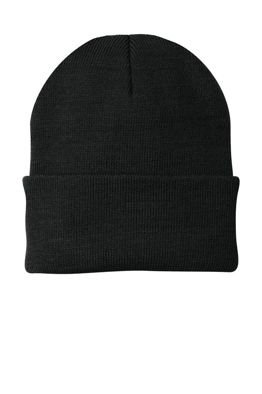 Port Authority Knit Cap.  CP90 - Black
