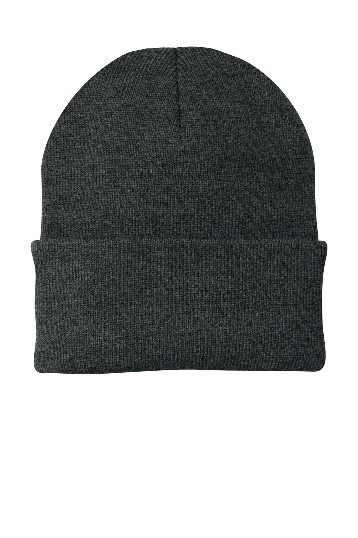 Port Authority Knit Cap.  CP90 - Charcoal Heather