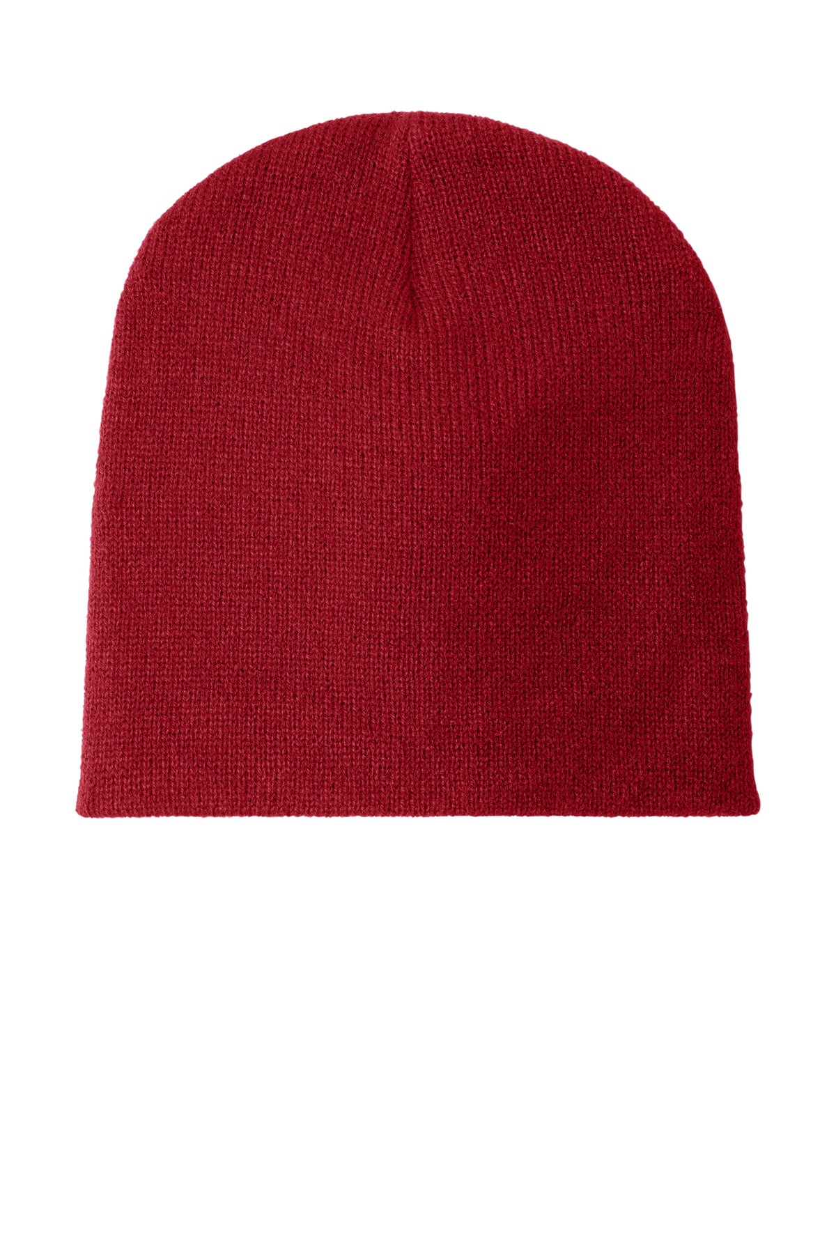 Port Authority Beanie Cap.  CP91 - Athletic Red