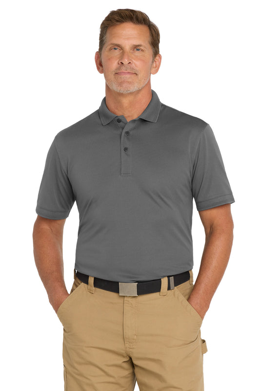 CornerStone  Industrial Snag-Proof Pique Polo. CS4020 - Charcoal