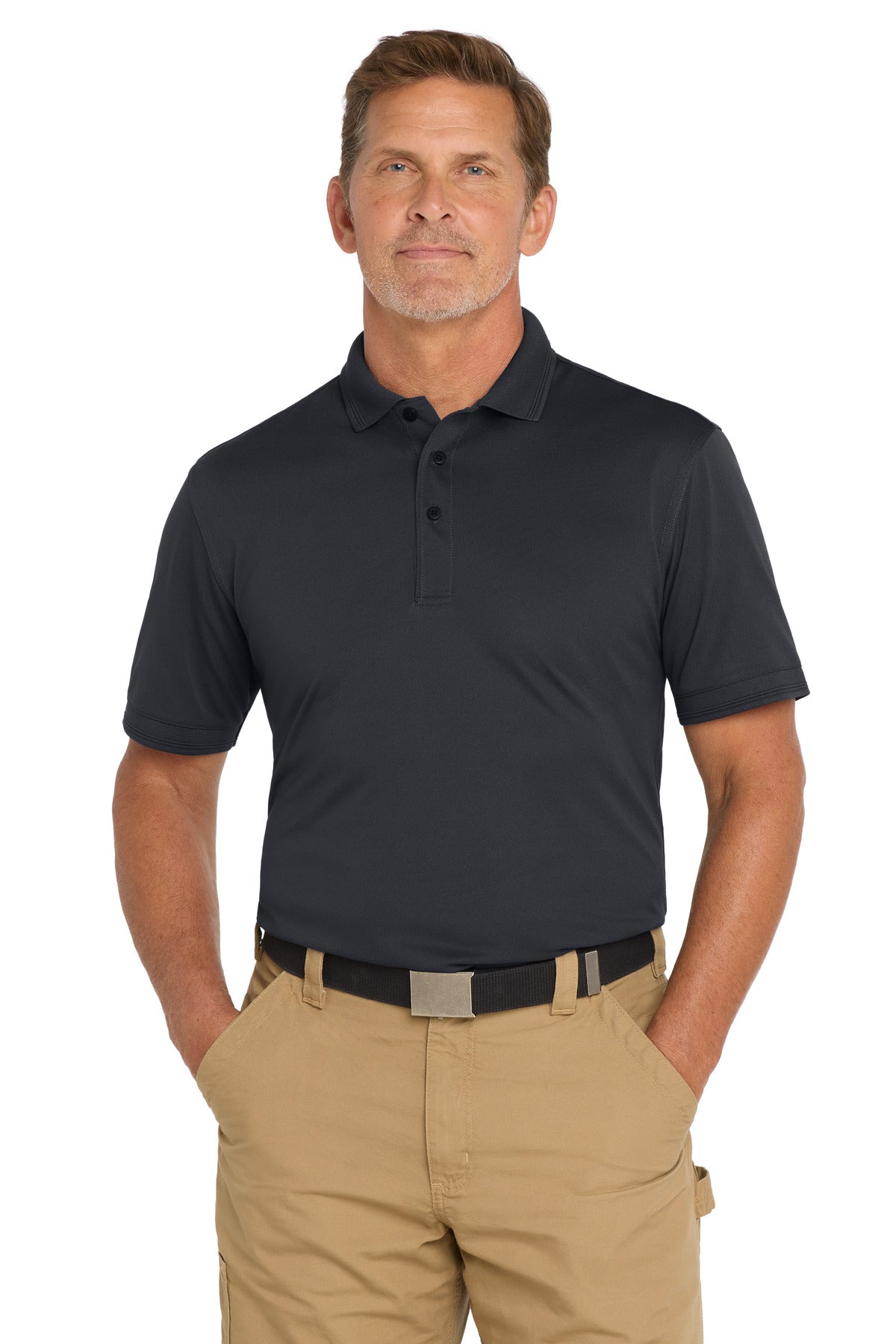 CornerStone  Industrial Snag-Proof Pique Polo. CS4020 - Navy Blue