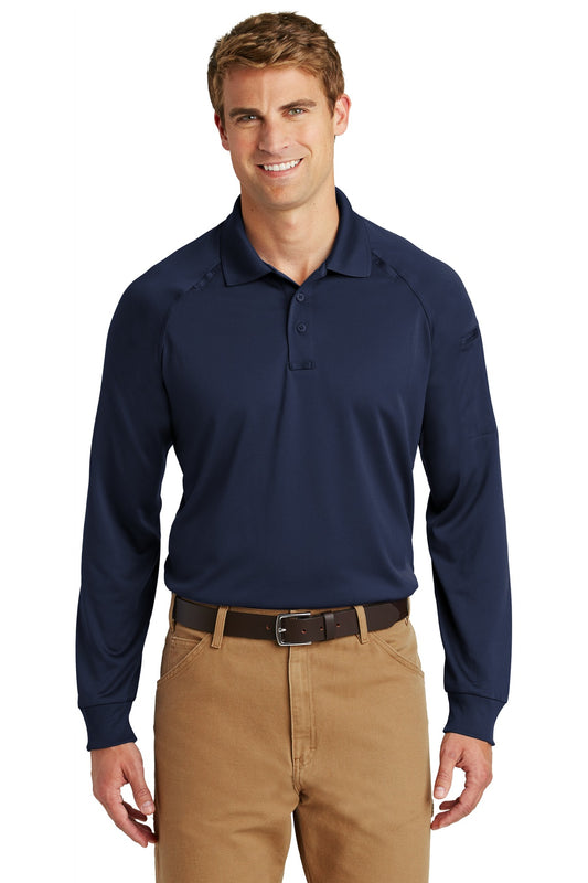 CornerStone - Select Long Sleeve Snag-Proof Tactical Polo. CS410LS - Dark Navy