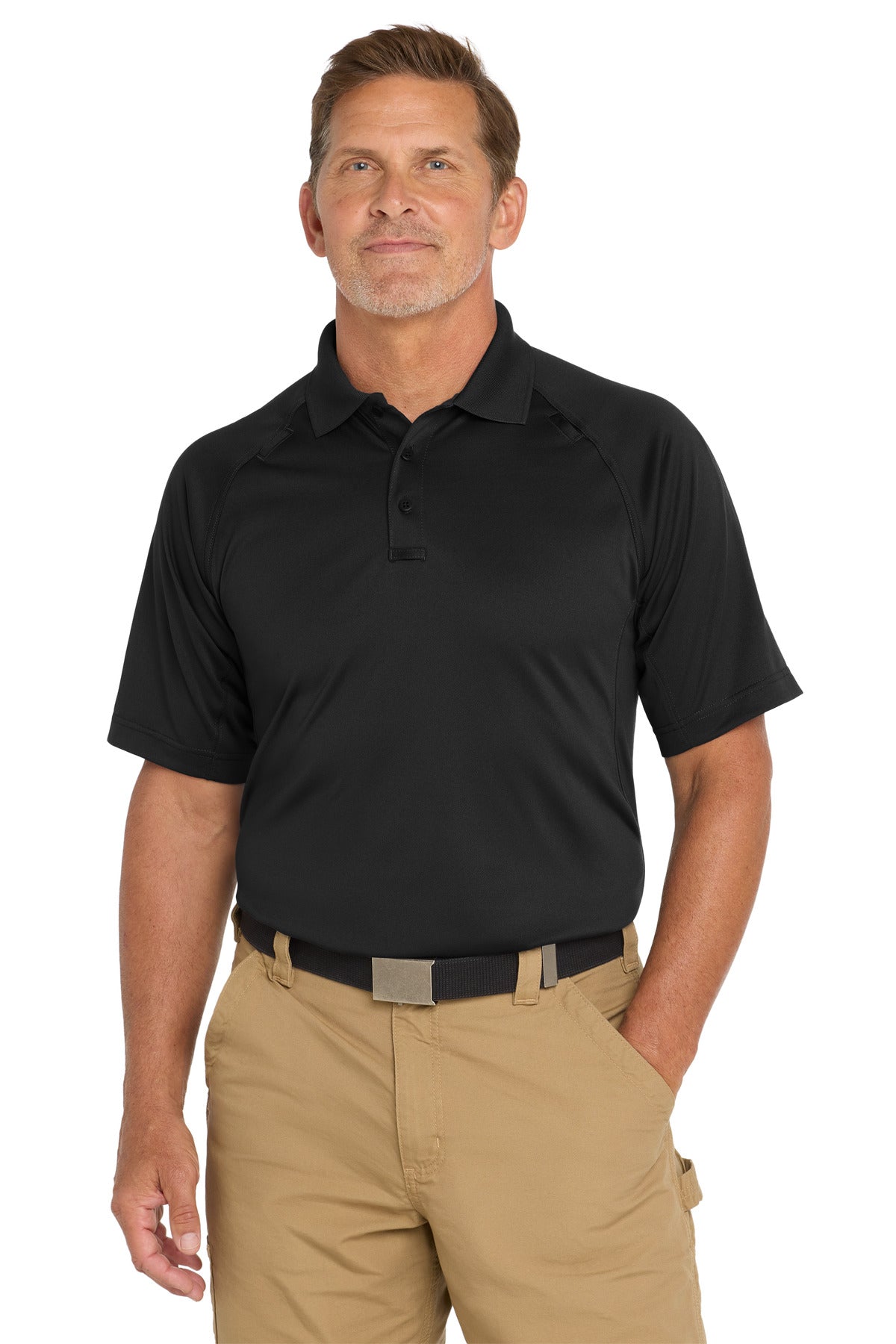CornerStone - Select Snag-Proof Tactical Polo. CS410 - Black
