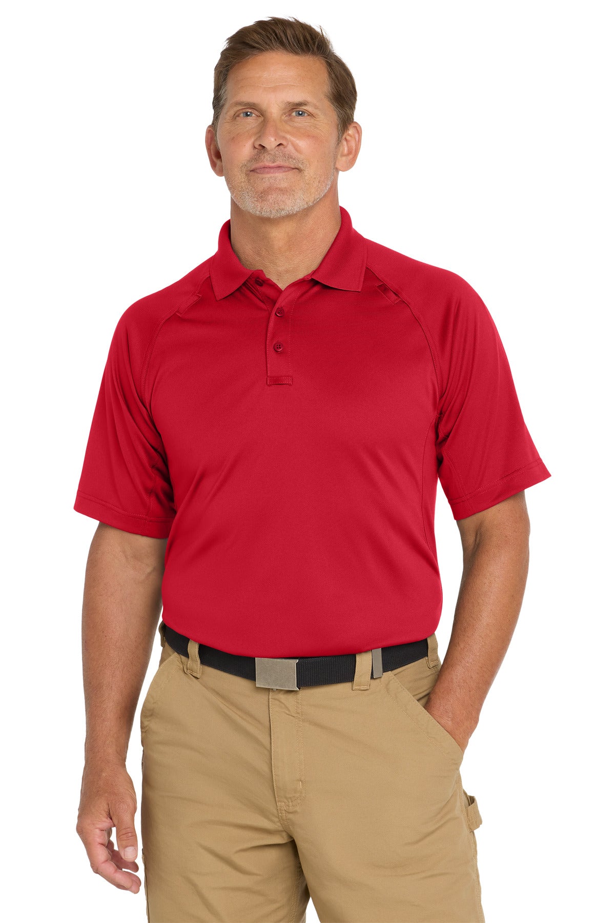 CornerStone - Select Snag-Proof Tactical Polo. CS410 - Red