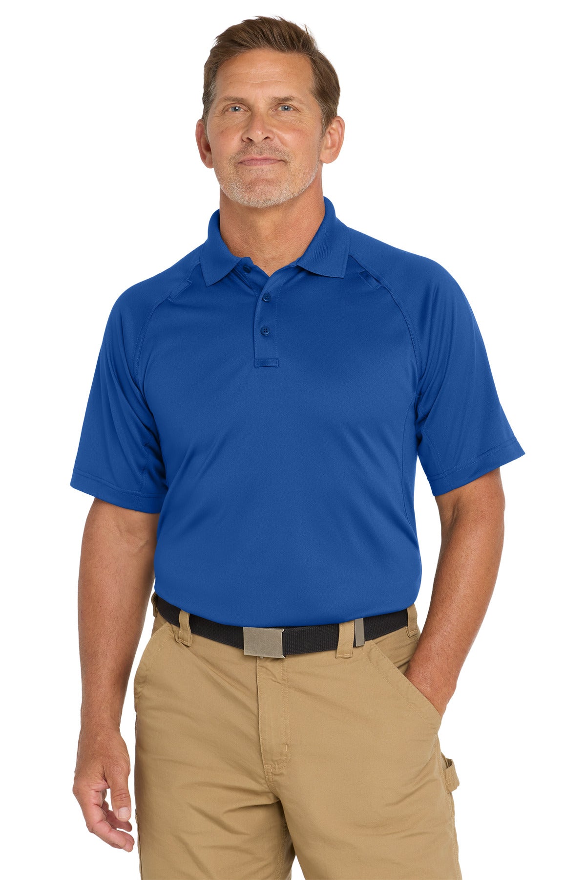 CornerStone - Select Snag-Proof Tactical Polo. CS410 - Royal