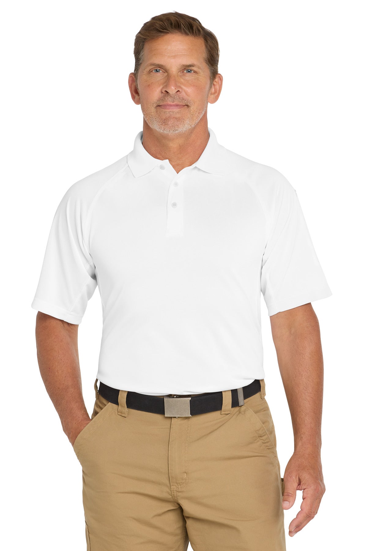 CornerStone - Select Snag-Proof Tactical Polo. CS410 - White
