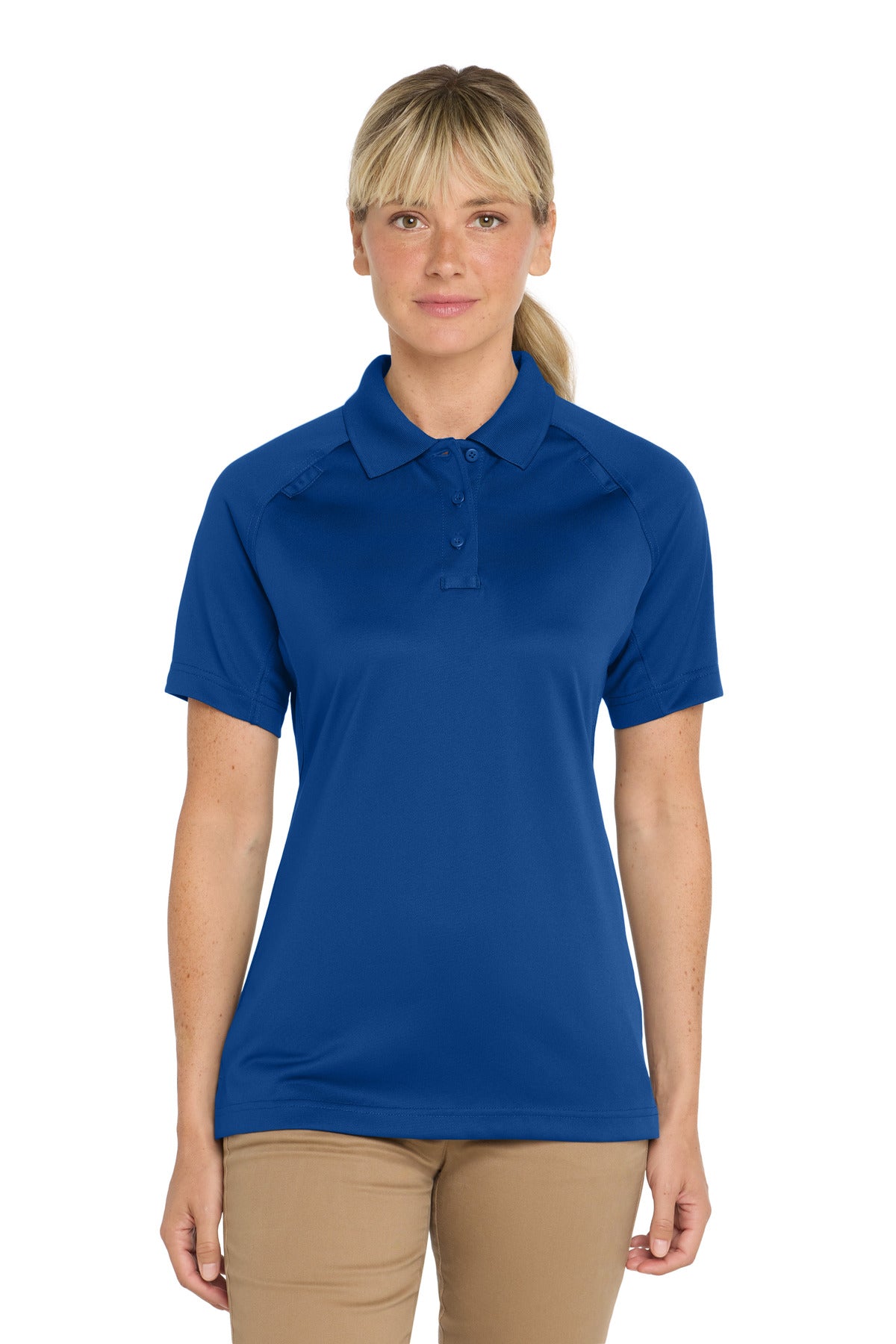 CornerStone Women's Select Snag-Proof Tactical Polo. CS411 - Royal