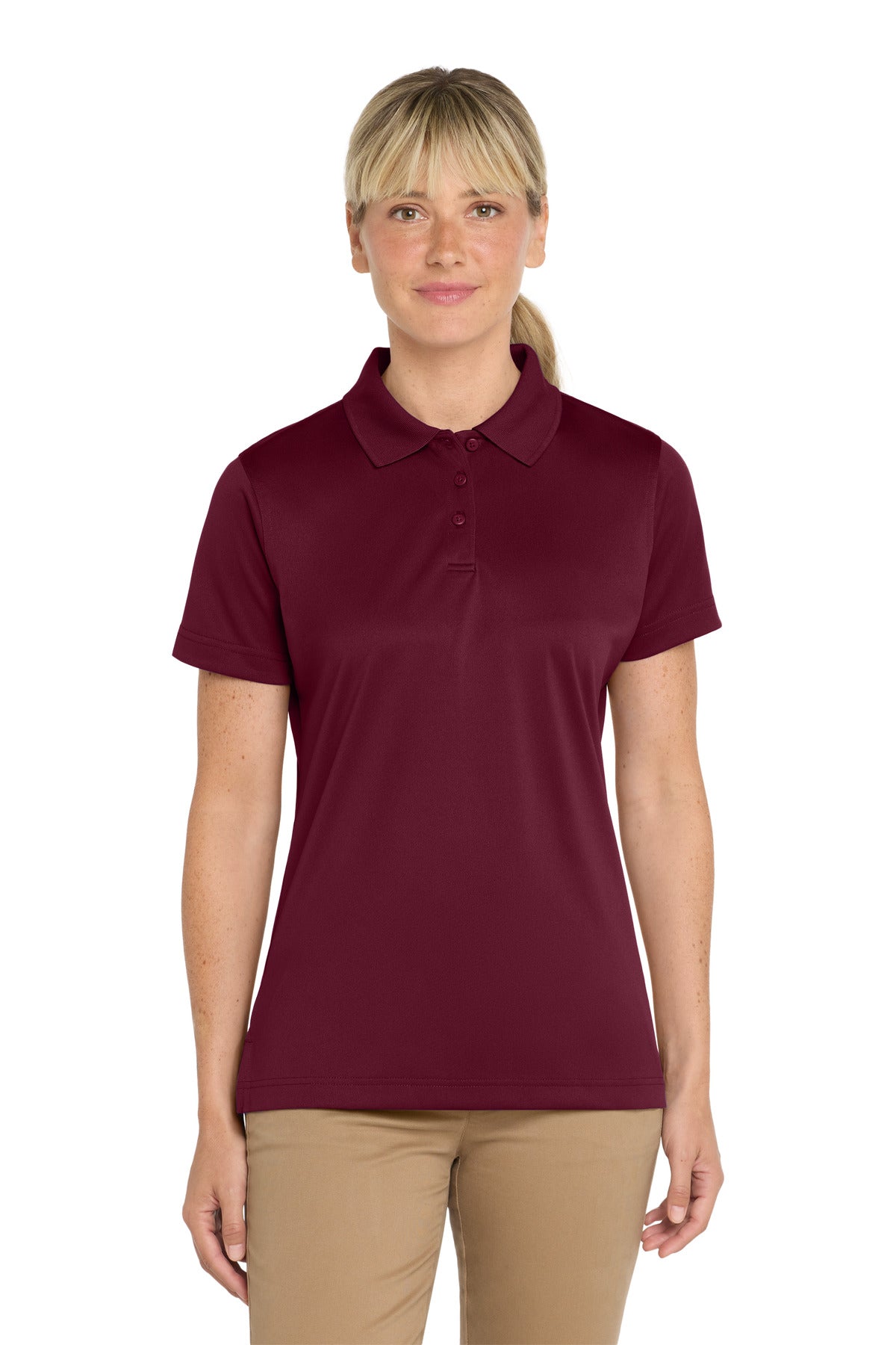 CornerStone Women's Select Snag-Proof Polo. CS413 - Maroon