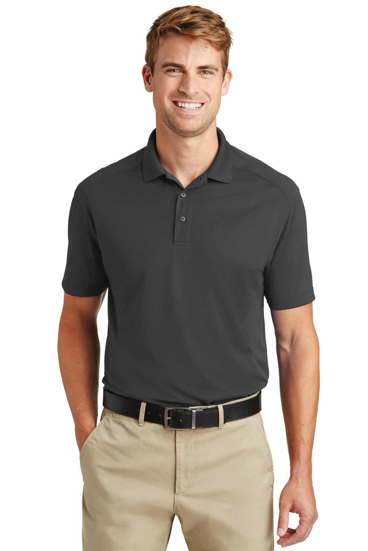 CornerStone Select Lightweight Snag-Proof Polo. CS418 - Charcoal