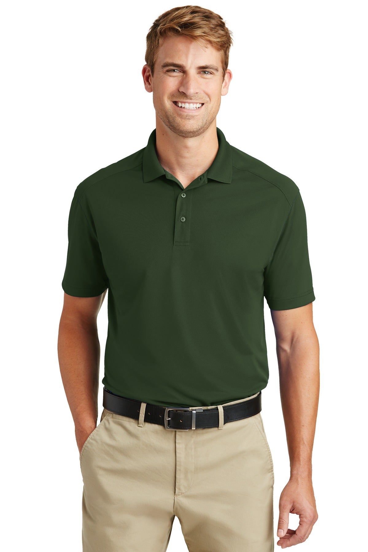 CornerStone Select Lightweight Snag-Proof Polo. CS418 - Dark Green