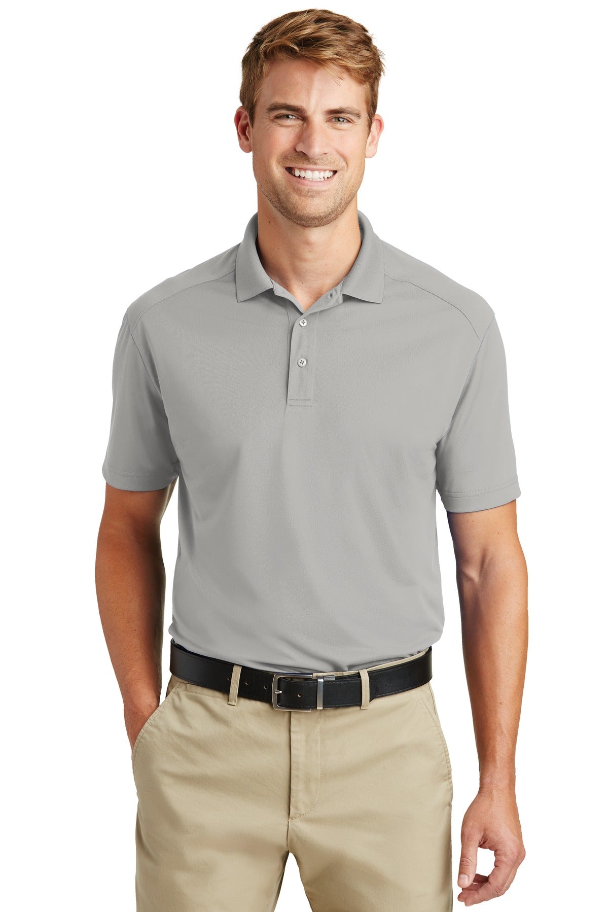 CornerStone Select Lightweight Snag-Proof Polo. CS418 - Light Grey