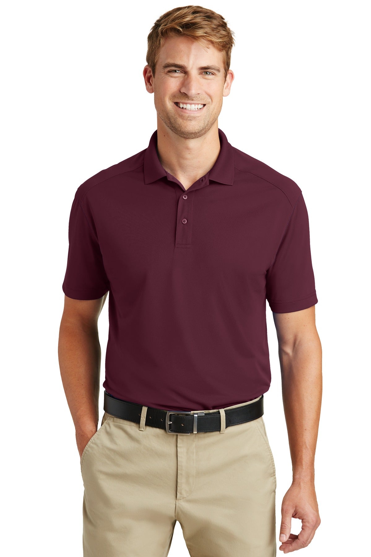 CornerStone Select Lightweight Snag-Proof Polo. CS418 - Maroon