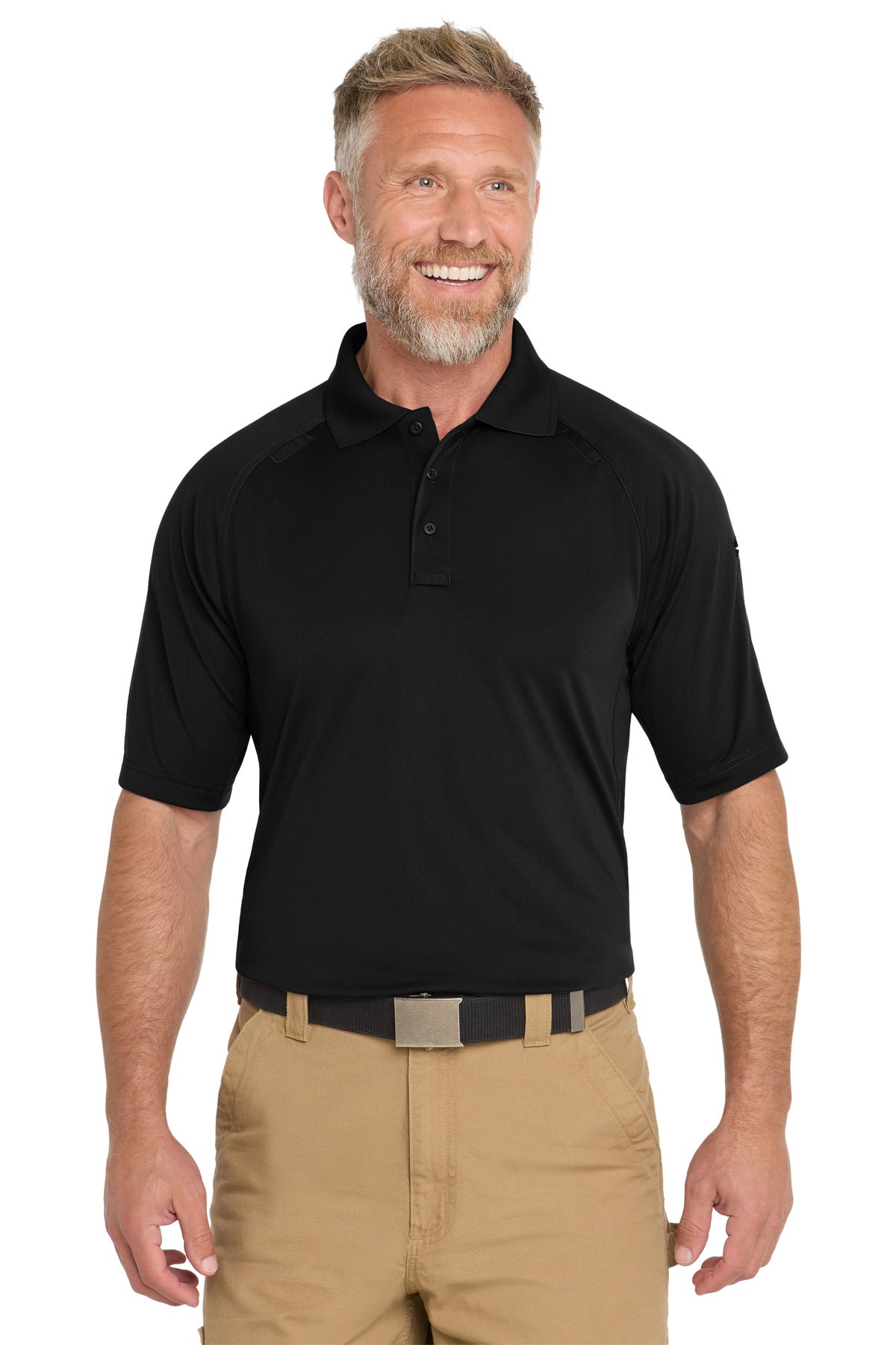 CornerStone  Select Lightweight Snag-Proof Tactical Polo. CS420 - Black