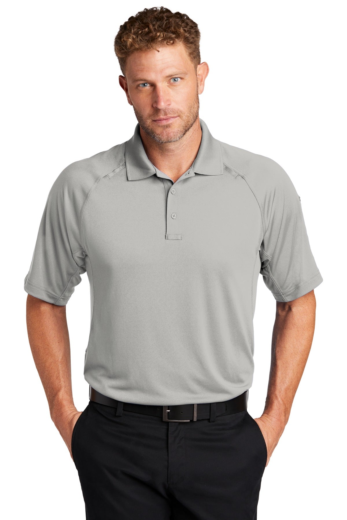 CornerStone  Select Lightweight Snag-Proof Tactical Polo. CS420 - Light Grey