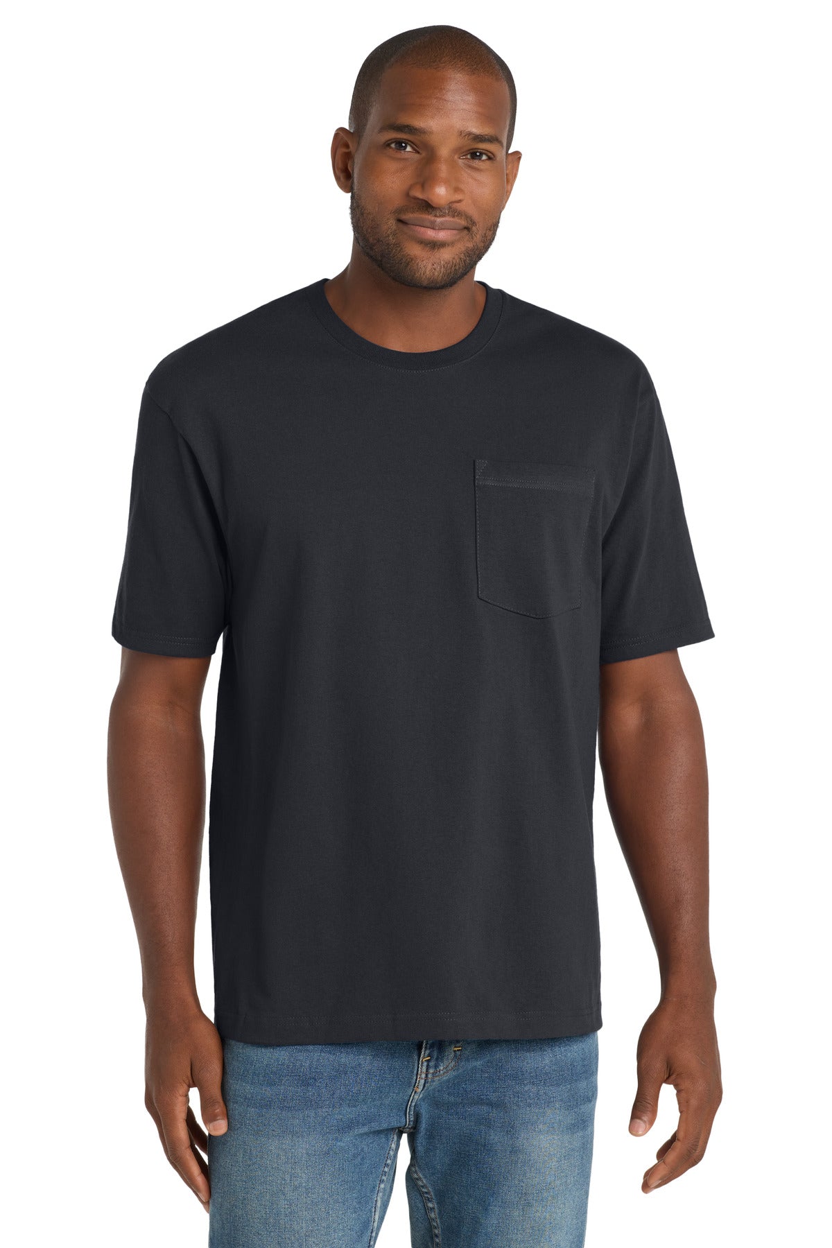 CornerStone  Workwear Pocket Tee CS430 - Navy Blue