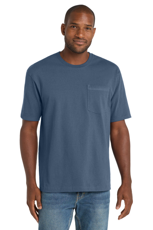 CornerStone  Workwear Pocket Tee CS430 - Regatta Blue