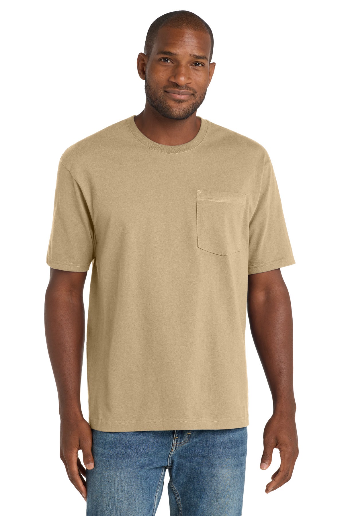 CornerStone  Workwear Pocket Tee CS430 - Tan