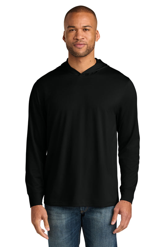 CornerStone Workwear Pro Long Sleeve Hooded Tee CS440LSH - Black