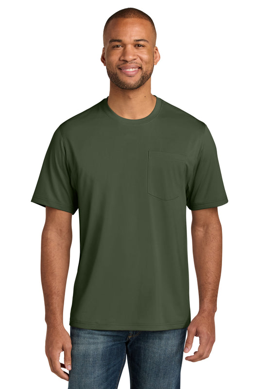 CornerStone Workwear Pro Short Sleeve Pocket Tee CS440P - Tactical Green