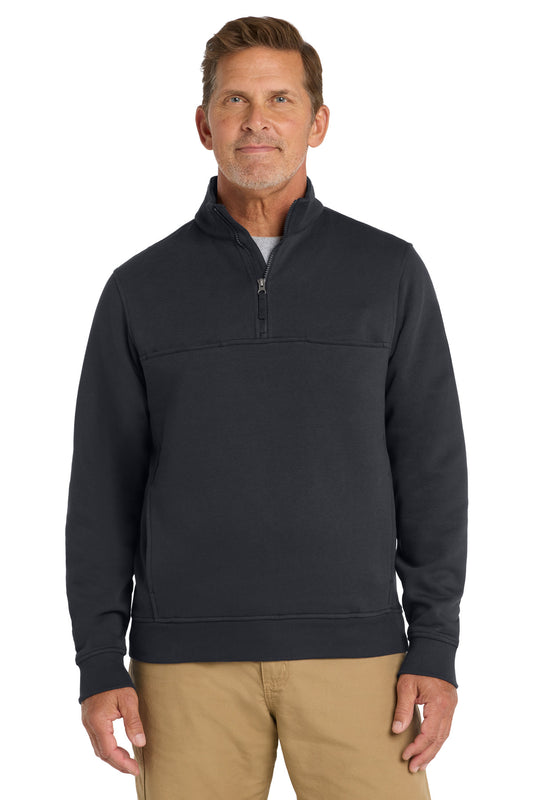 CornerStone 1/2-Zip Job Shirt. CS626 - Dark Navy