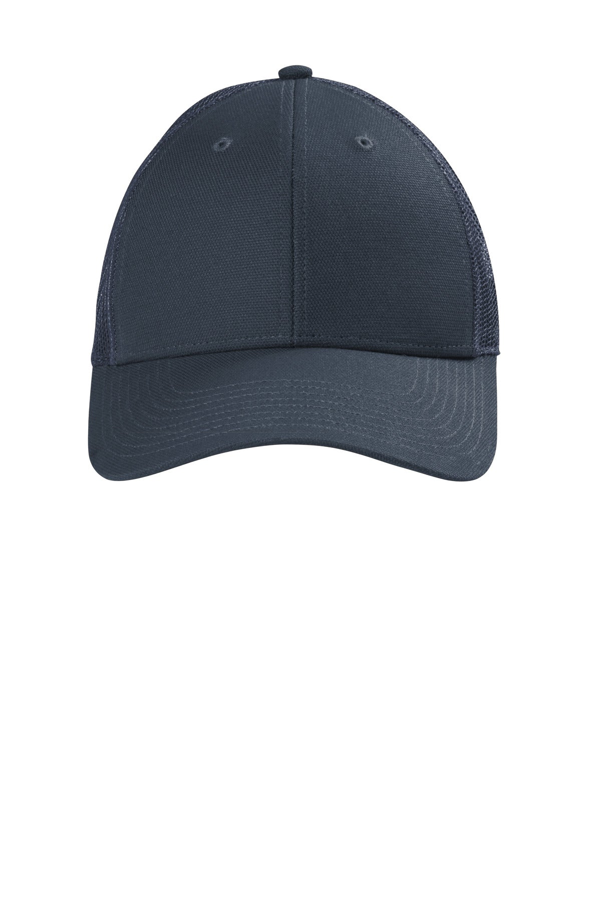CornerStone  Canvas Mesh Back Cap. CS811 - Navy Blue