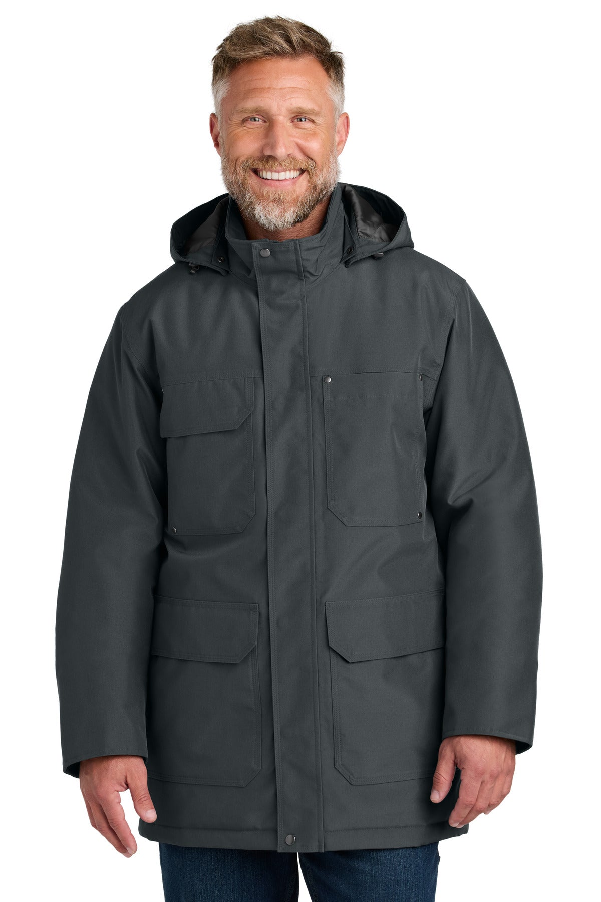 CornerStone Elements Insulated Parka CSJ10 - Iron Grey