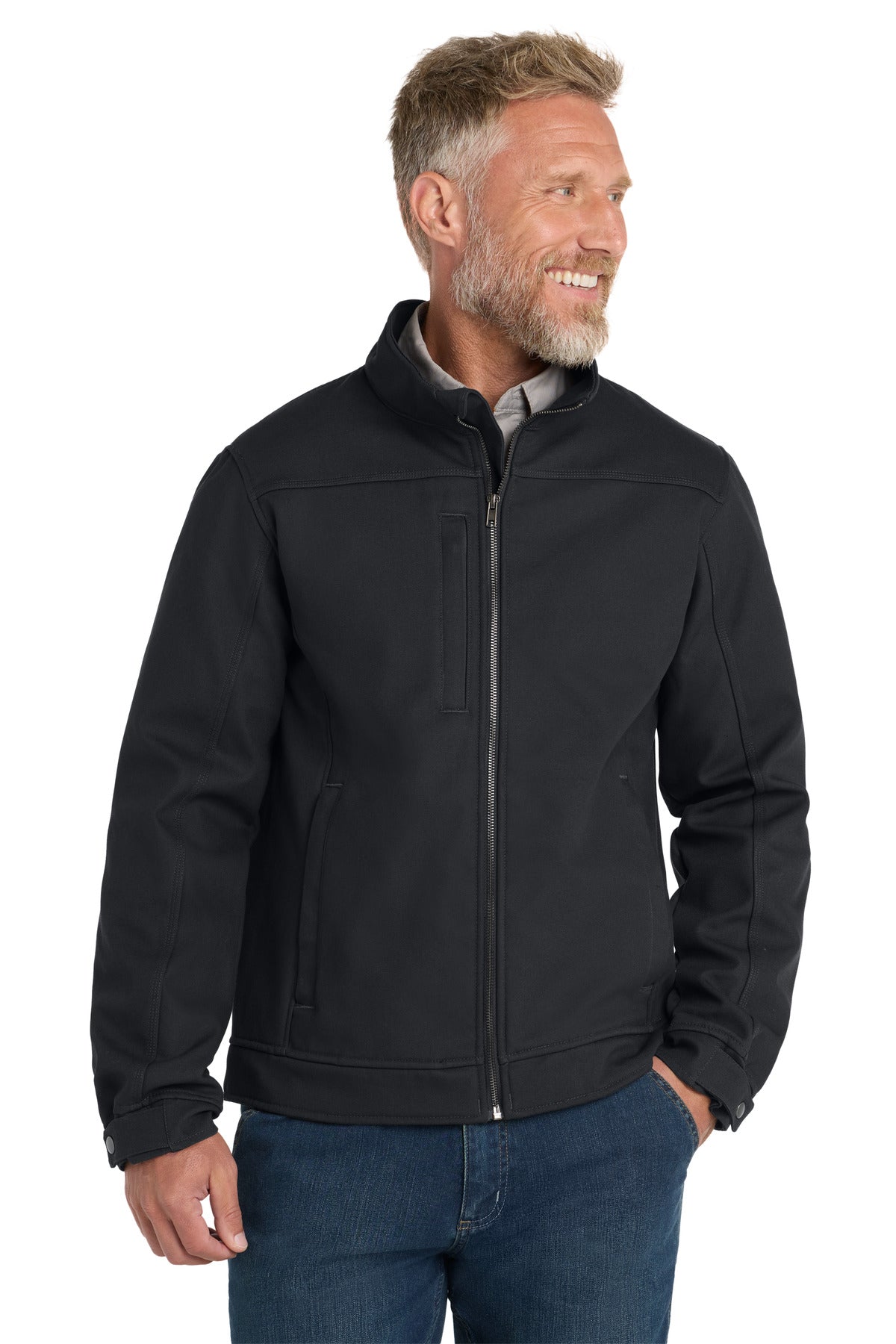 CornerStone Duck Bonded Soft Shell Jacket CSJ60 - Charcoal