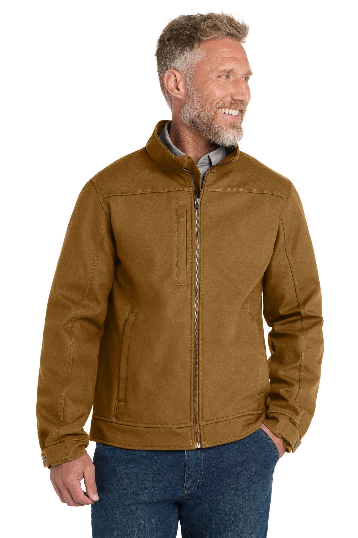 CornerStone Duck Bonded Soft Shell Jacket CSJ60 - Duck Brown