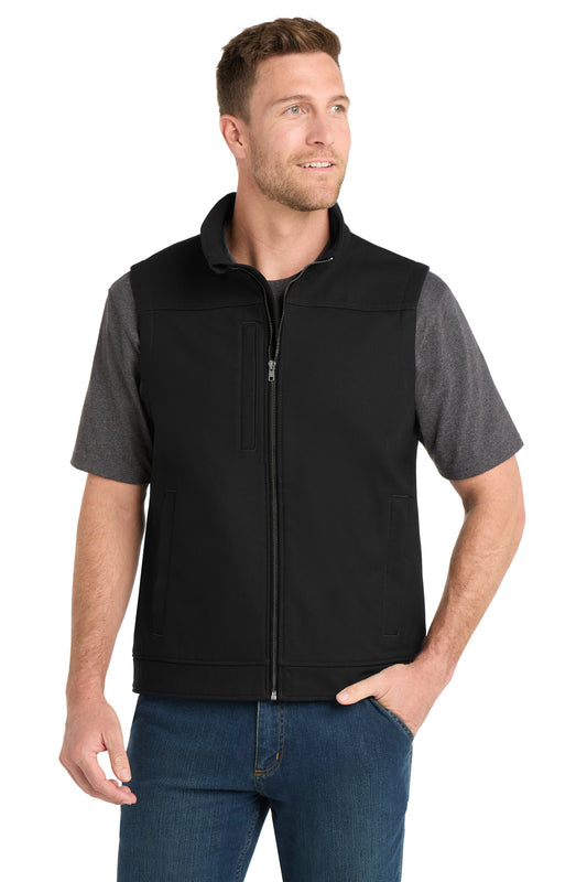 CornerStone Duck Bonded Soft Shell Vest CSV60 - Black