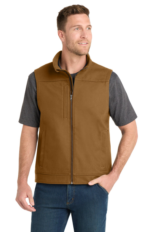 CornerStone Duck Bonded Soft Shell Vest CSV60 - Duck Brown