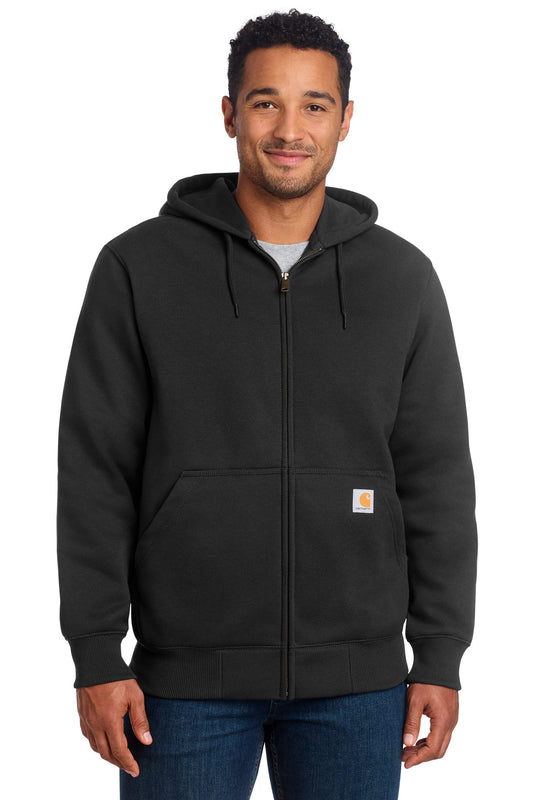 Carhartt  Rain Defender  Paxton Heavyweight Hooded Zip-Front Sweatshirt. CT100614 - Black
