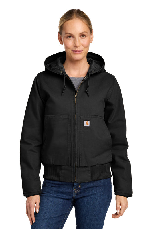 Carhartt Women's Washed Duck Active Jac. CT104053 - Black